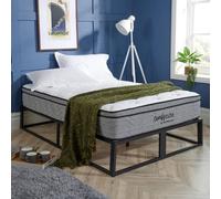 Platform Modern Metal Bed Frame Home Source Black Small Double