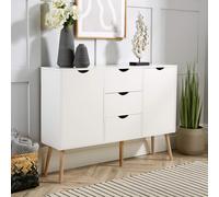Boden 3 Drawer 2 Door Sideboard Unit Home Source White One Size