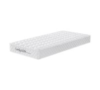 Home Source Bonnell Coil System Quilted Mattress Medium Firmness 17.5cm Deep in White | Size: King Home Source White King