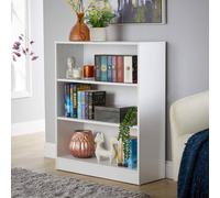 Clara Short Bookcase Storage Unit Home Source White One Size