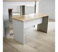 Home Source Camden Kitchen Breakfast Dining Table And Bench Set Grey