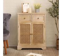 Home Source Carnforth Fully Assembled 2 Drawer Sideboard Cupboard Storage Cabinet Unit