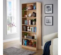 (Oak - Deep) Bookcase Display Shelf Freestanding