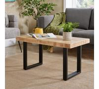 Home Source Cortez Mango Wood Medium Coffee Table