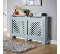 Large Radiator Cover MDF Wooden Home Decorative Modern Design Home Source Grey Large