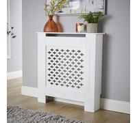 Home Source Crofton Small White Radiator Cover Unit