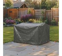 Home Source Duracover XL 122cm Wide BBQ Cover, Waterproof for Outdoor Use - Durable Polyester Grill Protector with Drawstring Closure, Fits 4 Burner, Medium Barbecues
