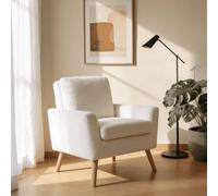 Home Source Elmwick Boucle Accent Armchair