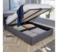Home Source Endura Double End Lift Storage Ottoman Bed Frame