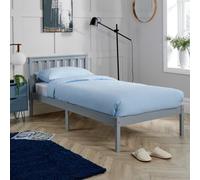 Home Source Florida Low End Solid Wood Bed Frame 3Ft Single Grey