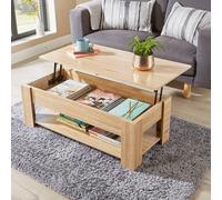 Home Source Lift Up Coffee Table With Storage Shelf Living Room Home Orlando in Natural Home Source Natural