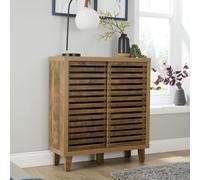 Luna 2 Doors Sideboard Storage Cupboard Highboard Side Cabinet Unit