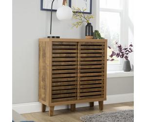 Home Source Luna 2 Sliding Door Sideboard Cabinet Storage Unit