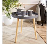 Marlow Accent Side Table Home Source Grey One Size