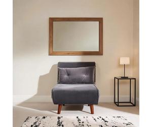 Home Source Morella Grey 1-Seater Single Sofa Bed