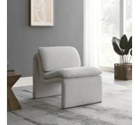 Home Source Regent Modern Cream Chenille Occasional Accent Chair