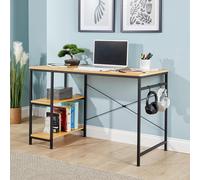 Home Source Stanton Computer Desk PC Laptop Table Home Office Study Gaming, Lig