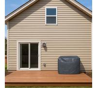 Home Source Waterproof Outdoor BBQ Cover - Durable Polyester Grill Protector with Drawstring Closure, Fits 4 Burner, Large, XL, Kettle & Extra Large Barbecues