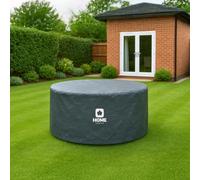 Home Source Waterproof Outdoor Patio Furniture Cover - UV Resistant 130g PE Knitting Cloth with Drawstring Closure, Fits Patio & Modular Rattan Sets, Weatherproof Protection