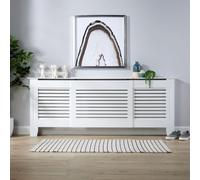 Home Source York Extending Radiator Cover White