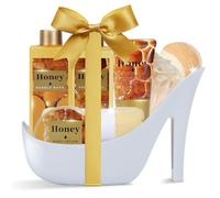 Home Spa Gift Basket, Bath Spa Kit for Women - Honey