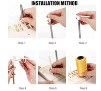 Home Spool Thread Stand | 3 Spool Support Rods Decor,Embroidery Thread Storage - for Easter Birthday Basket Stuffers Boys Girls Sports Outdoors Kitchen Indoor