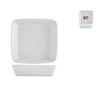 Home Square White Ceramic Baking Dish 28X28X6 Cm