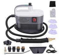 Home Steam Cleaner, 1.2L Water Tank 10s Heat, Up Portable Steamer for Cleaning, 6 Level Adjustable, 2500w Powerful Handheld Steam Cleaner for Car Detailing, Grease, with Multipurpose Accessories