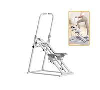 Home Stepper with LED Display, Folding Portable Stair Climber, Vertical Stair Climber Exercise Machine with Adjustable Handlebar & Pedals