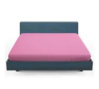 HOME STILL Fitted Bed Sheet King, 160x200x30 cm, Lilac, Super Soft Polycotton, Stretch Micro Knitted Fabric, Breathable, Wrinkle Resistant, Elasticated Deep Pocket, Easy to Tidy Up