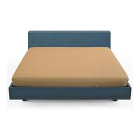 HOME STILL Fitted Bed Sheet Super King, 180x200x30 cm, Orange, Super Soft Polycotton, Stretch Micro Knitted Fabric, Breathable, Wrinkle Resistant, Elasticated Deep Pocket, Easy to Tidy Up