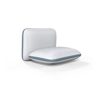 HOME STILL Quilted Bed Pillow 2-Pack - 50x70x10 cm - Blue Stripe, Hotel-Style Comfort - Soft Microfibre with Air Mesh Climatic Band - Breathable, Durable Zipper, Machine Wash & Dryer Safe