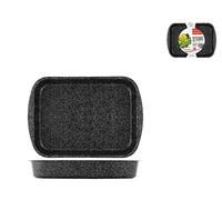 Home Stone Non-Stick Roasting Tin, Charcoal, 25 x 18 cm