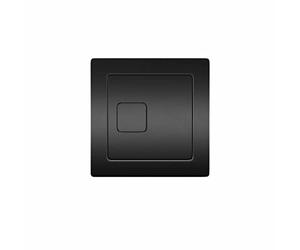 home store Concealed Cistern Square Button Dual Flush Black
