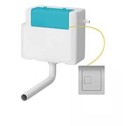 home store Concealed cistern with square chrome button