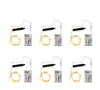 Home Stories 195cm Set Of 6 Swirl Battery Operated Light Strands