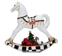 Home Stories 40cm Pre Lit LED Vintage Rocking Horse