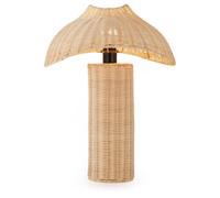 Home Stories 56cm Wicker Lamp LIGHT BROWN