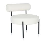 Home Stories Boucle Bolster Accent Chair