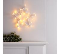 Home Stories Starburst LED Warm White Star Decor BLACK