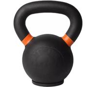 Home Strength Training Dumbbell, Kettlebell Weights Gym Solid Cast Iron Kettle Bells, Thickened Rubber Base, Sports Equipment(Orange-14kg)
