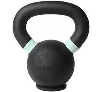Home Strength Training Dumbbell, Kettlebell Weights Gym Solid Cast Iron Kettle Bells, Thickened Rubber Base, Sports Equipment(Light green-6kg)