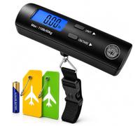 Home Studio Collection Digital Luggage Scale, Backlit LCD, 110lb, Hook