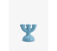 Home Studyo Home Studyo Eric Ceramic Candelabra 22cm Sky Blue Gloss