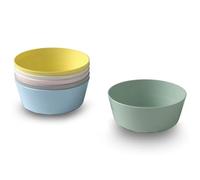 home stuff Bowl for Kids - Dinnerware - Multi Colorful Reusable - for Kids, Home, Kitchen - Unbreakable Lightweight Drinking Beakers for Kids Dishwasher and Microwave Safe Plastic Bowl - Set of 6