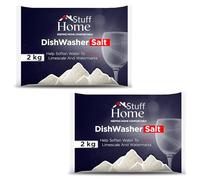 Home Stuff Dishwasher Salt 2kg - Professional Regenerating Crystals for Hard Water Areas | Anti-Scale Protection for Dishwashers & Water Softeners | (2)