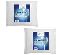 Home Stuff Dishwasher Salt 4kg x 2 Pack (8kg Total) - Premium Granular Softening Salt for Dishwashers & Water Softeners - Prevents Limescale, Boosts Cleaning Power, Fast-Dissolving, Hard Water Protect