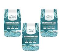Home Stuff Dishwasher Salt 5kg × 3 Pack (15kg Total) - High-Purity Coarse Granules, Fast-Dissolving Water Softener Salt for Dishwashers, Limescale Prevention & Hard Water Protection