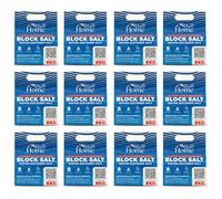 Home Stuff Dishwasher Salt Blocks - 12 Pack (96 kg Total) - High-Purity Water Softening Salt for Limescale Prevention & Superior Cleaning - Compatible with All Dishwasher Brands