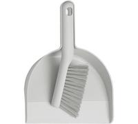 Home Stuff Dustpan and Brush Set, Dust Pans with Brush, Small Dustpan and Brush Set, Hand Broom and Dustpan Set for Home, Handheld Angled Dustpan and Brush Set are Daily Essential Cleaning Tool, Gray